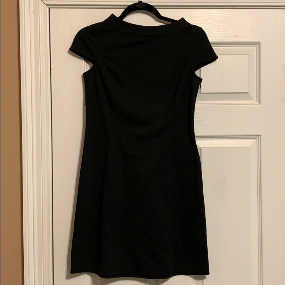 Black dress from The Loft
